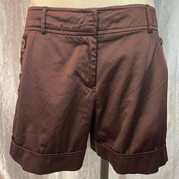 Ingredients brown santeen cotton shorts size 8 - Picture 1 of 10